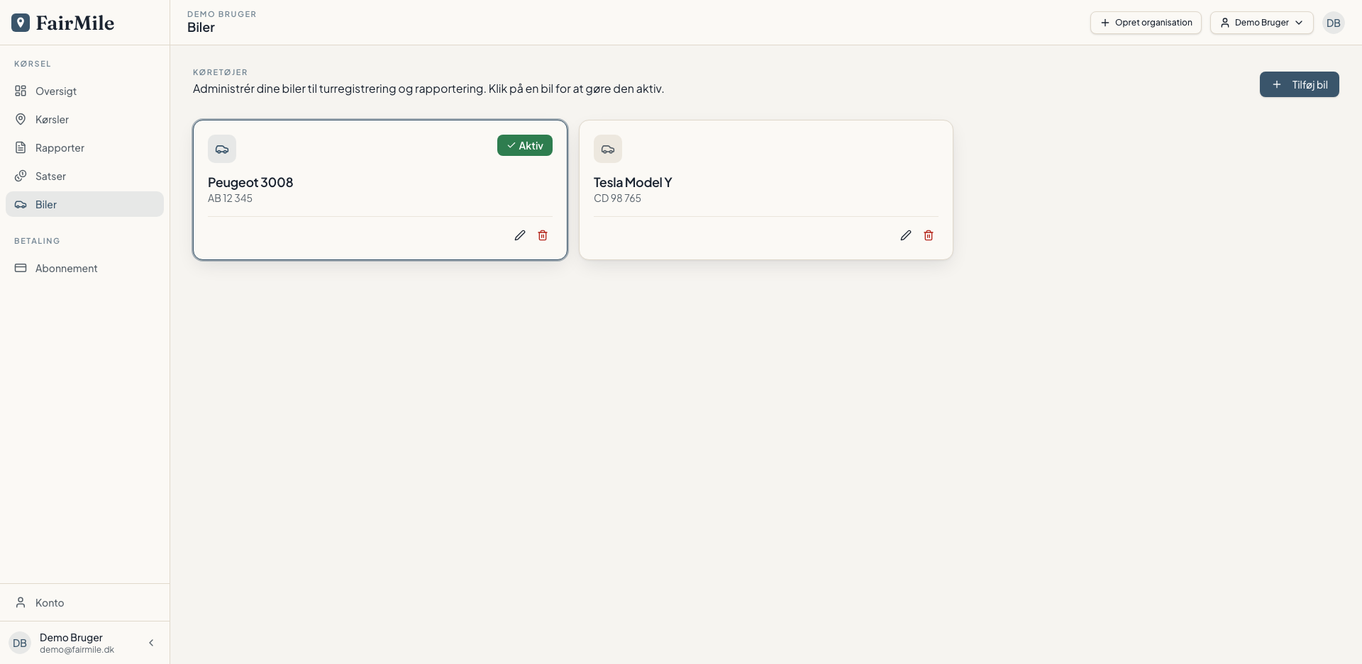 Dashboard skærmbillede 5